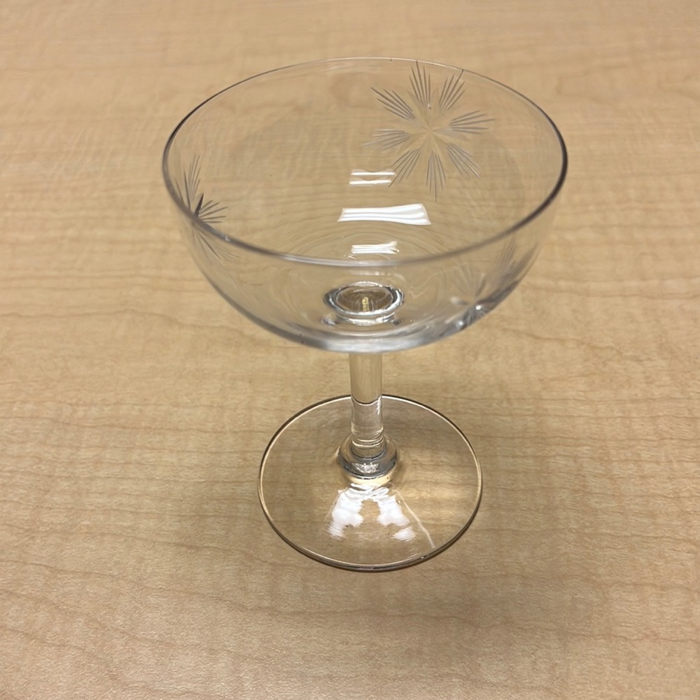 Crystal Martini glass